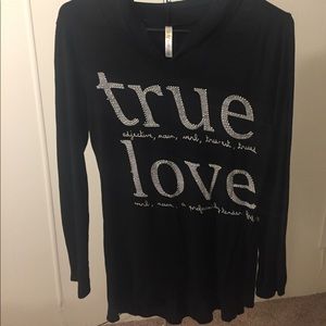 Black Rhinestone hoodie